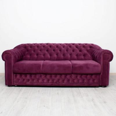 Canapea fixa Chesterfield Clasic, culoarea Mov