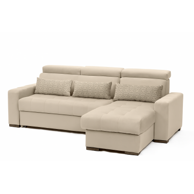 Coltar extensibil Divano Angolo, culoarea Nude