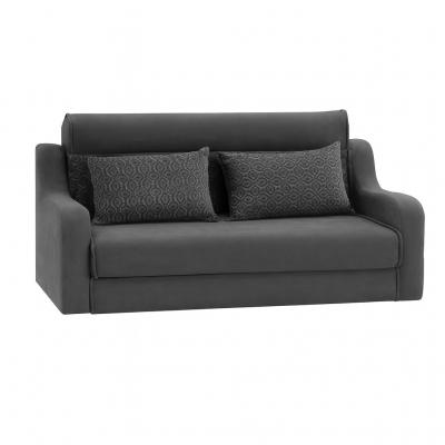 Canapea extensibila 3 locuri, extensie tip pat matrimonial, Havana, culoarea Gri Petrol